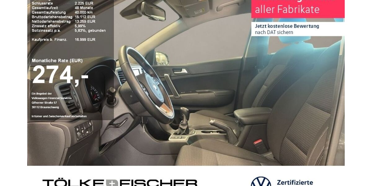 Kia Sportage 58.080 km 16.999 &euro; Krefeld 47805