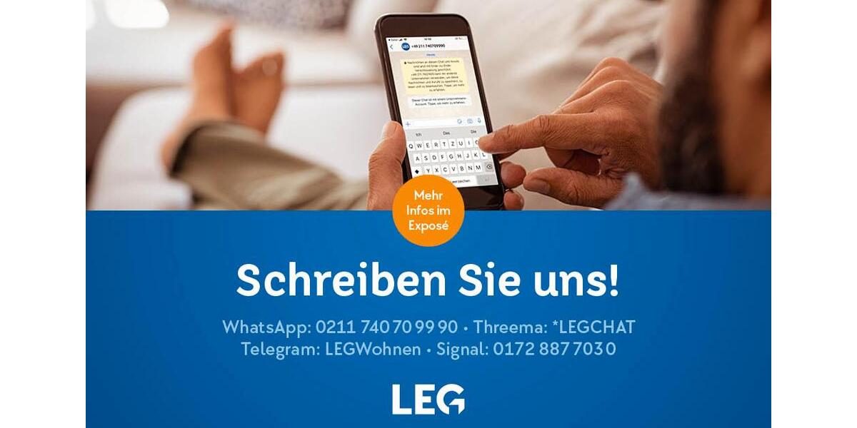 Erdgeschoßwohnung Mönchengladbach Süd - 2 Zimmer, 52 m&sup2;, 519&euro; | Angebot:26551660