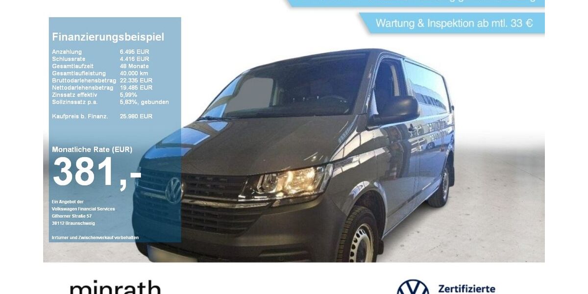 VW T6 Transporter 29.535 km 25.980 &euro; Moers 47441