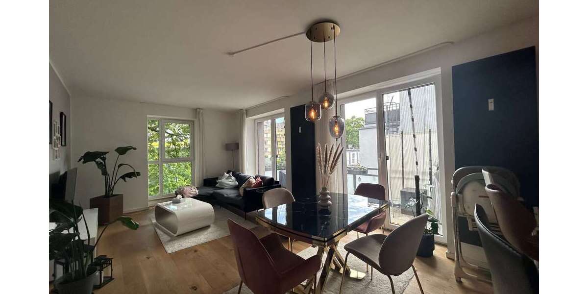 Etagenwohnung Düsseldorf Unterbilk - 3 Zimmer, 87 m&sup2;, 1.520&euro; | Angebot:26933036
