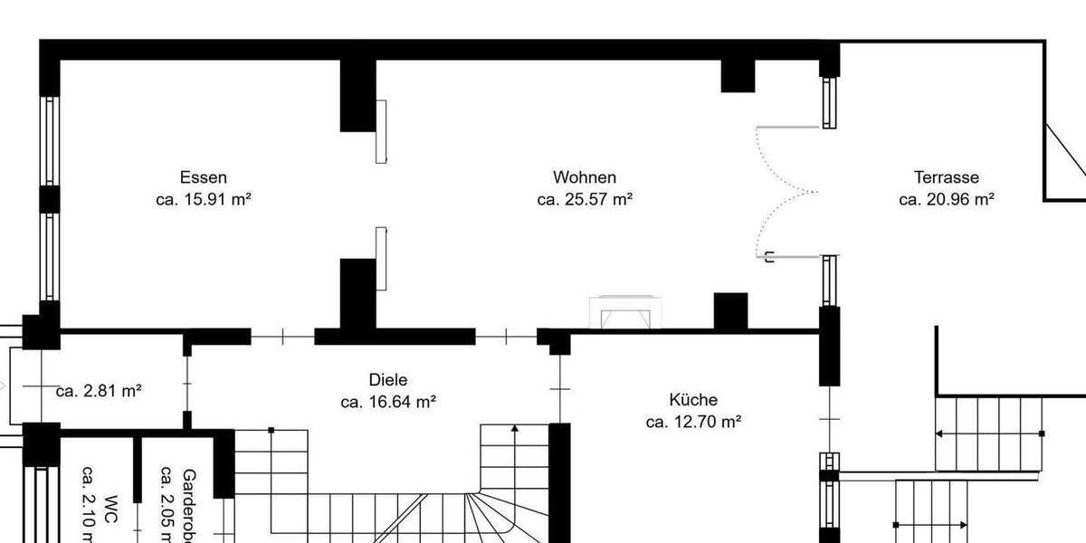 Reihenmittelhaus Krefeld Cracau - 7 Zimmer, 202 m&sup2;, 1.590.000&euro; | Angebot:25738411