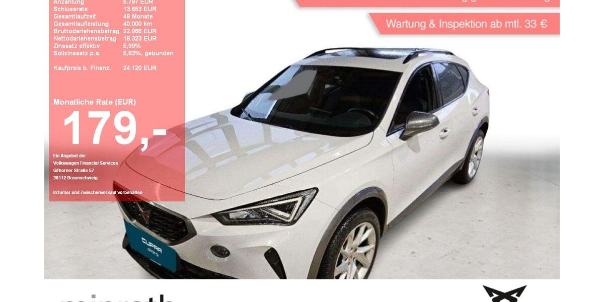 Cupra Formentor 99.153 km 23.870 &euro; Moers-Hülsdonk 47441