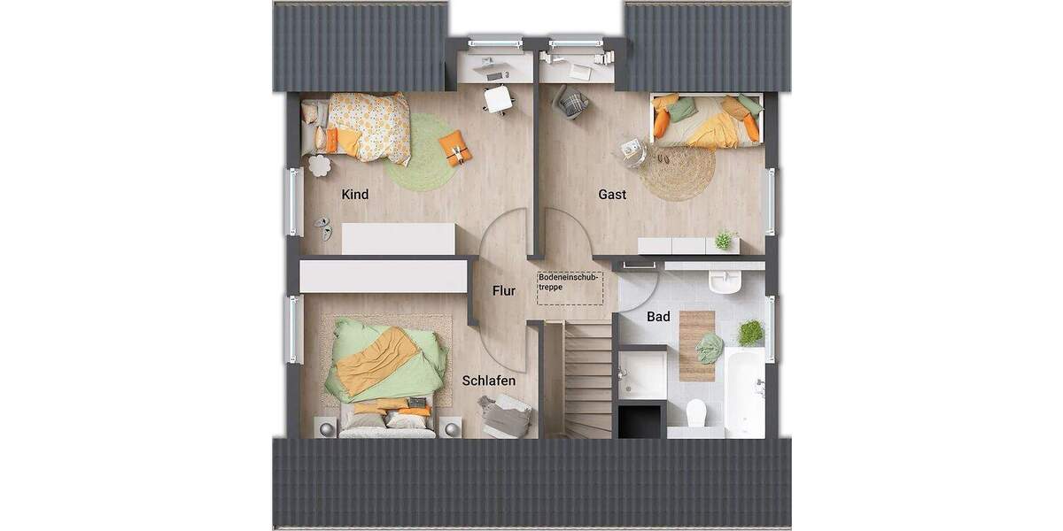 Einfamilienhaus Brüggen - 4 Zimmer, 111 m&sup2;, 435.073&euro; | Angebot:25776320