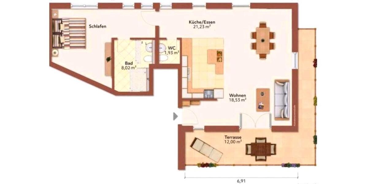 Einfamilienhaus Nettetal - 2 Zimmer, 90 m&sup2;, 1.440&euro; | Angebot:26454227