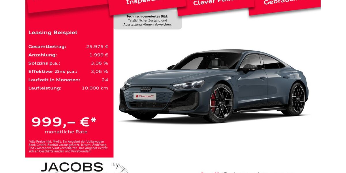 Audi RS e-tron GT 9.375 km 132.810 &euro; Mönchengladbach 41066