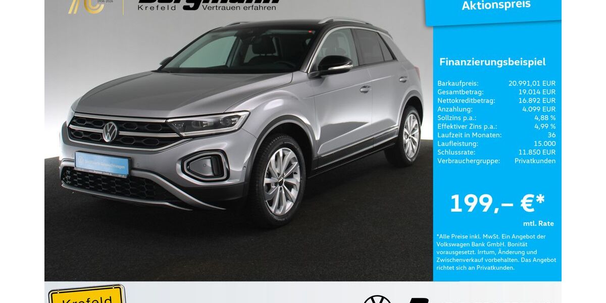 VW T-Roc 53.915 km 20.991 &euro; Krefeld 47803