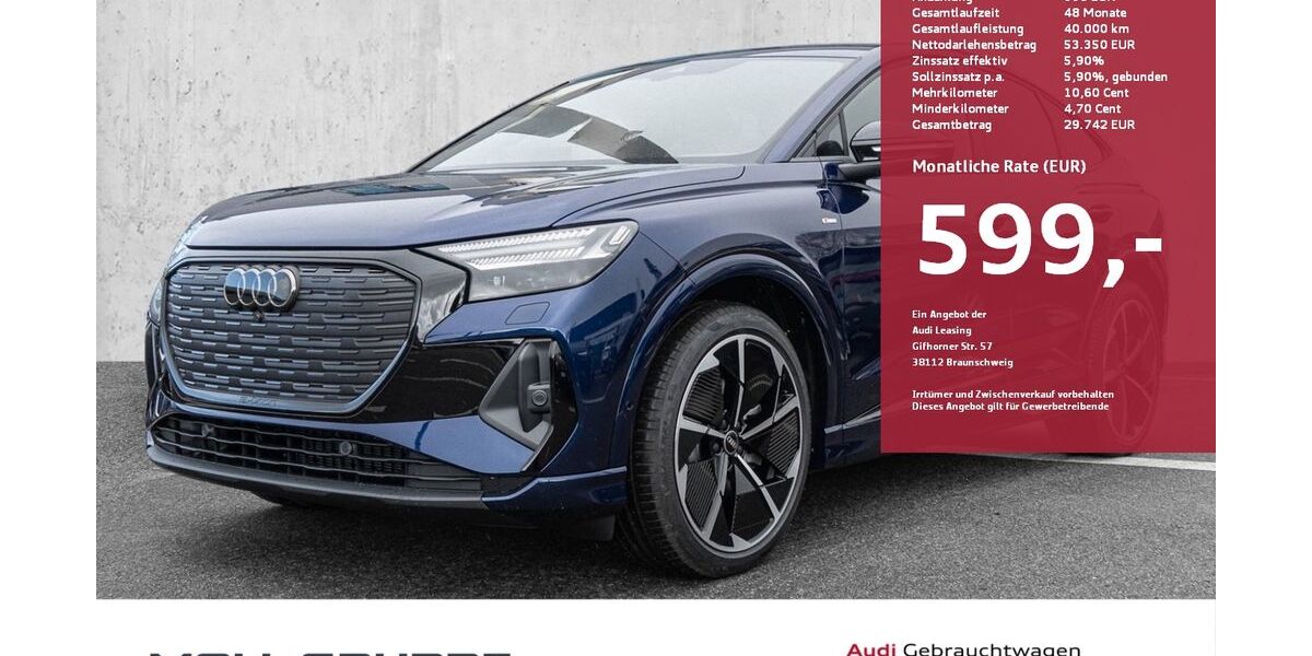 Audi Q4 e-tron 10.000 km 64.990 &euro; Düsseldorf 40549