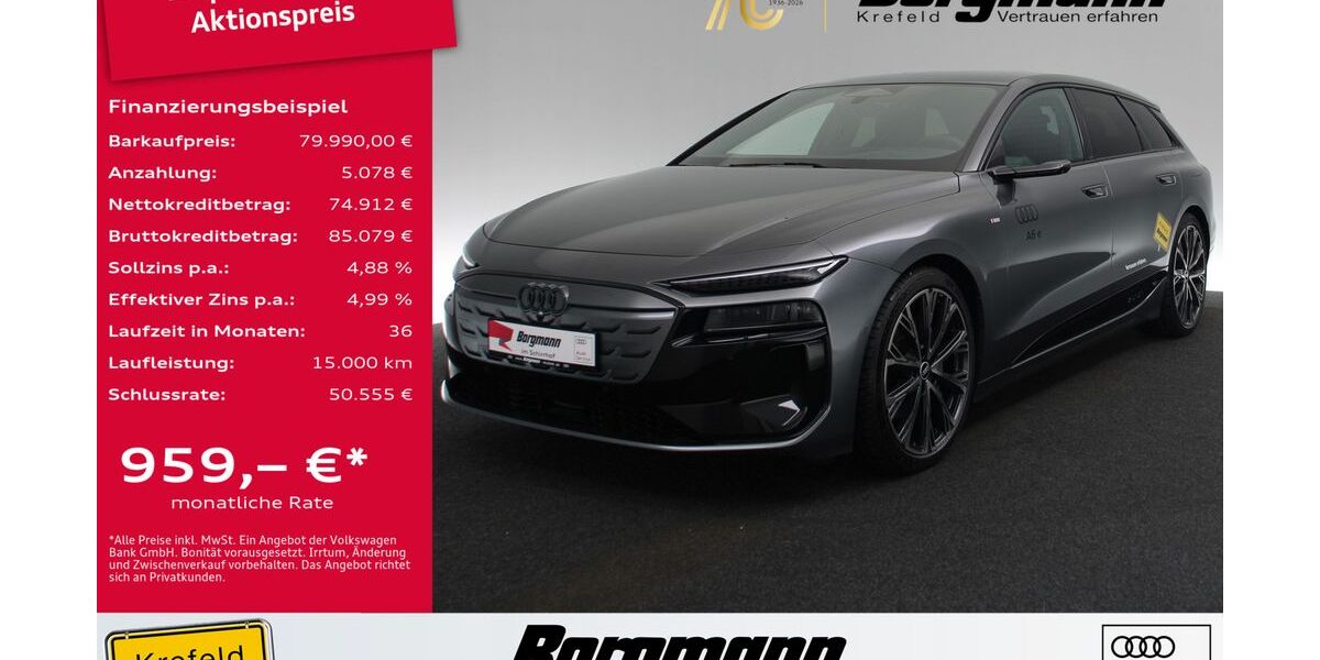 Audi A6 e-tron 9.950 km 79.990 &euro; Krefeld 47803