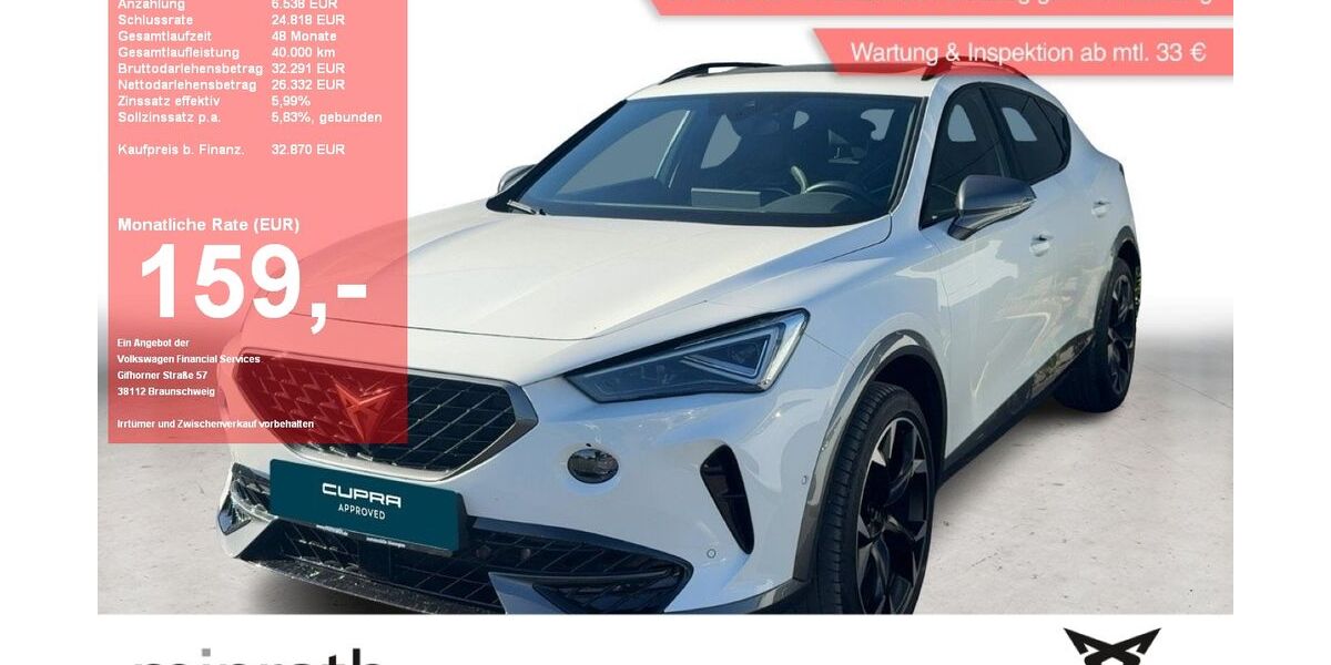 Cupra Formentor 32.390 km 32.370 &euro; Moers-Hülsdonk 47441