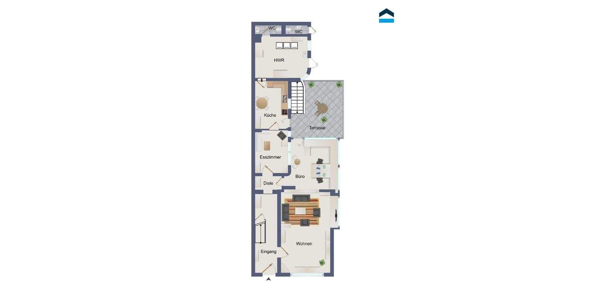 Etagenwohnung Kerken Aldekerk - 7 Zimmer, 195 m&sup2;, 465.000&euro; | Angebot:25701932