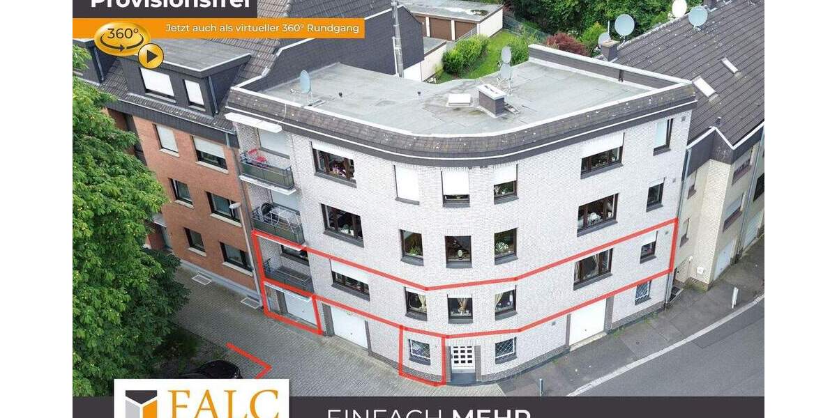 Etagenwohnung Mönchengladbach Rheydt-West - 4 Zimmer, 86 m&sup2;, 202.000&euro; | Angebot:25741056