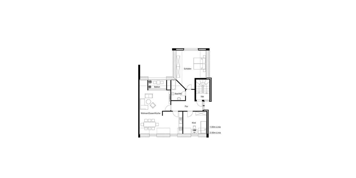 Etagenwohnung Neuss Uedesheim - 3 Zimmer, 94 m&sup2;, 299.000&euro; | Angebot:25736810