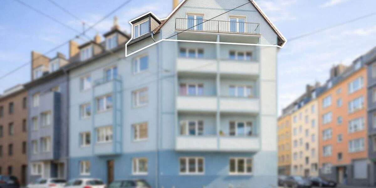Etagenwohnung Düsseldorf Pempelfort - 2 Zimmer, 55 m&sup2;, 259.000&euro; | Angebot:25879148