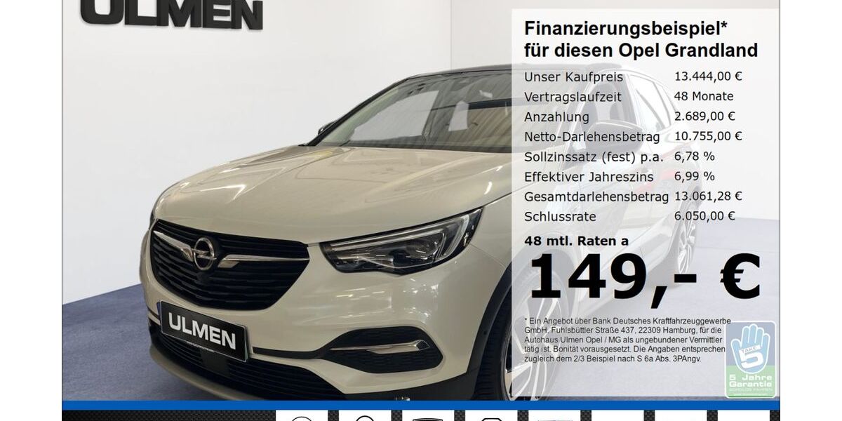 Opel Grandland (X) 82.900 km 13.444 &euro; Düsseldorf 40231