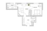 Etagenwohnung Düsseldorf Düsseltal - 2 Zimmer, 51 m&sup2;, 249.000&euro; | Angebot:26881301