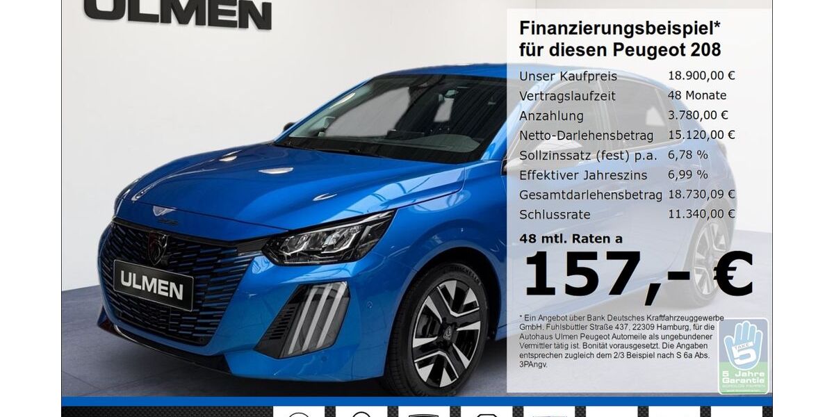 Peugeot 208 19.818 km 18.900 &euro; Düsseldorf 40233