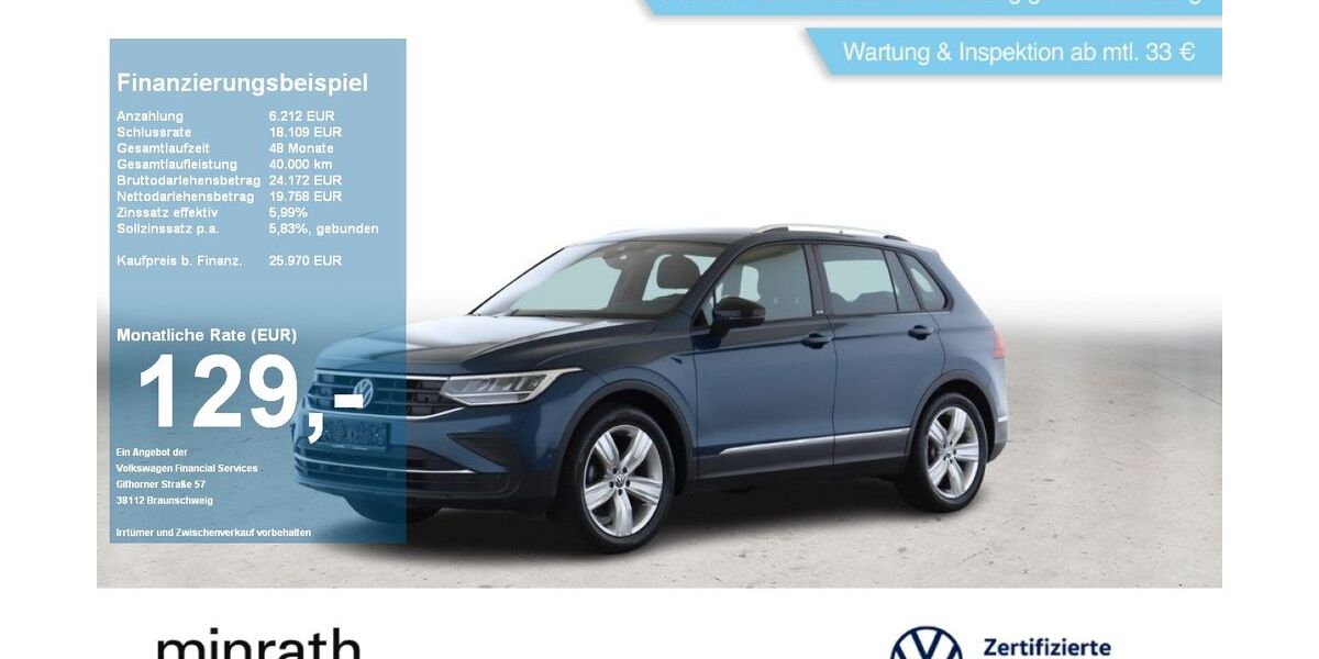 VW Tiguan 111.709 km 25.720 &euro; Moers 47441