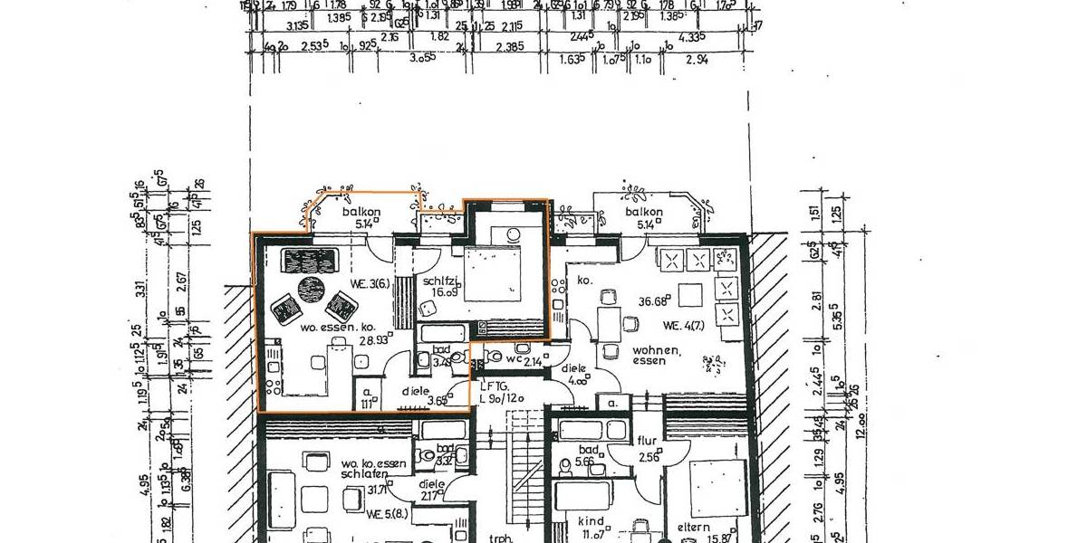 Etagenwohnung Mönchengladbach Bonnenbroich - 2 Zimmer, 53 m&sup2;, 99.000&euro; | Angebot:26674850