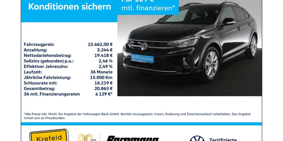 VW Taigo 22.678 km 22.662 &euro; Krefeld 47803