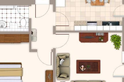 Wohnung Mönchengladbach Süd - 2 Zimmer, 53 m&sup2;, 529&euro; | Angebot:25268221