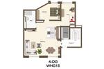 Etagenwohnung Düsseldorf Pempelfort - 3 Zimmer, 87 m&sup2;, 1.658&euro; | Angebot:24199381