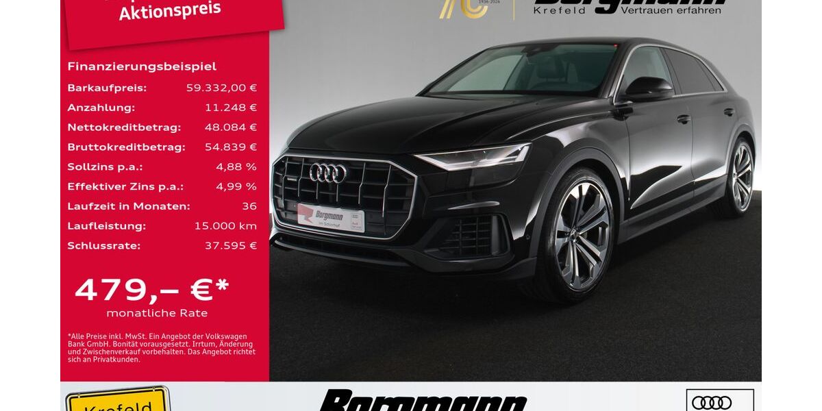 Audi Q8 55.291 km 59.332 &euro; Krefeld 47803
