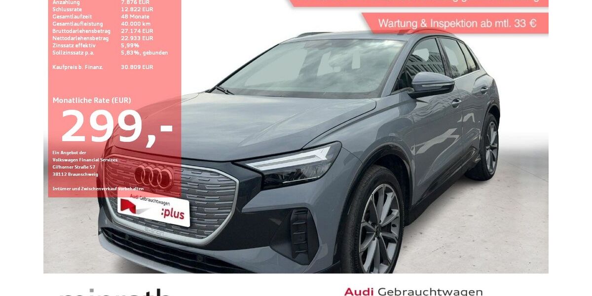 Audi Q4 e-tron 98.898 km 30.559 &euro; Moers-Hülsdonk 47441