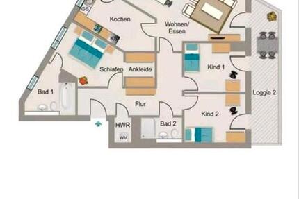 Wohnung Düsseldorf Pempelfort - 4.5 Zimmer, 127 m&sup2;, 2.348&euro; | Angebot:25867900