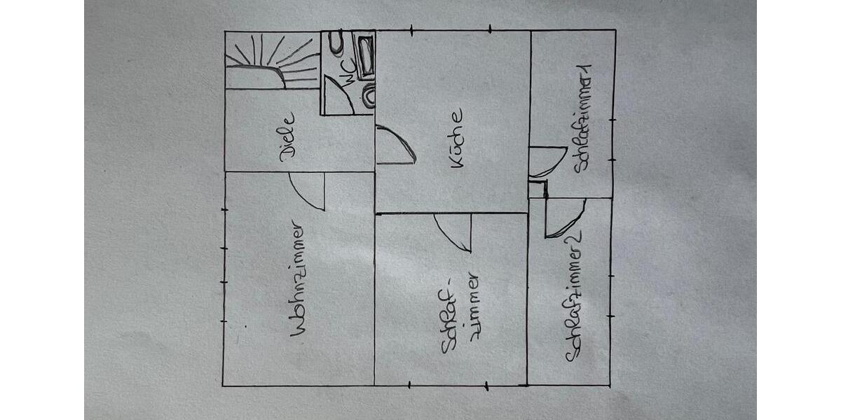 Dachgeschoßwohnung Hückelhoven - 4 Zimmer, 92 m&sup2;, 1.150&euro; | Angebot:25924130