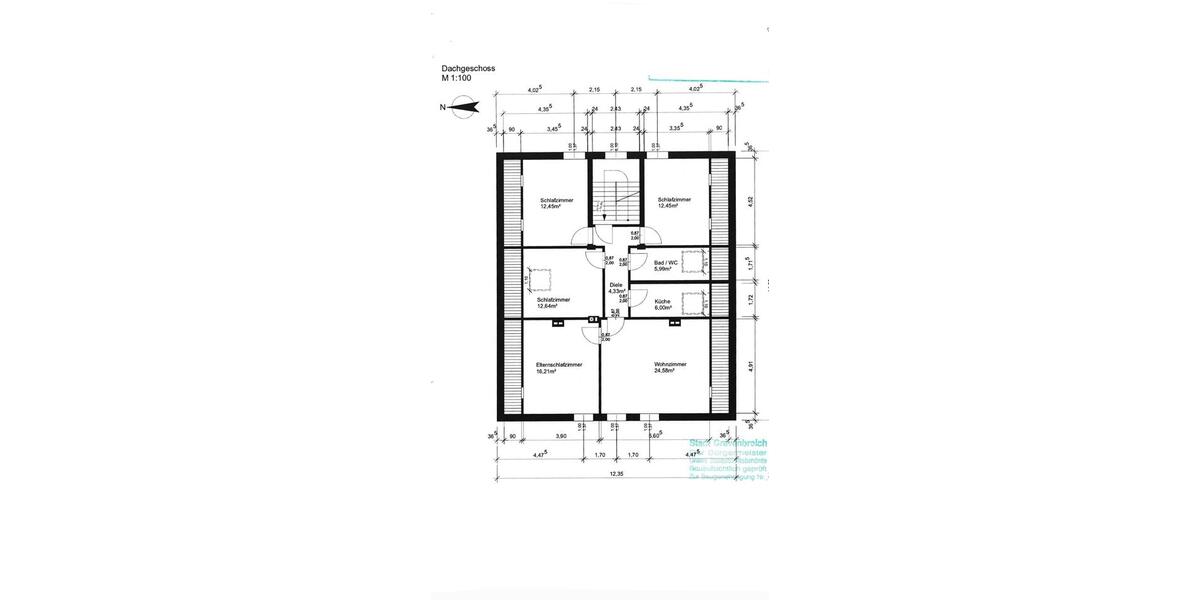Dachgeschoßwohnung Grevenbroich - 5 Zimmer, 95 m&sup2;, 1.012&euro; | Angebot:26636782