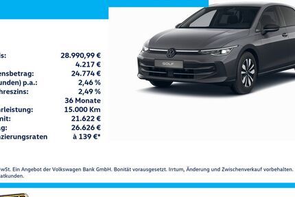 VW Golf 20.906 km 28.662 &euro; Krefeld 47803