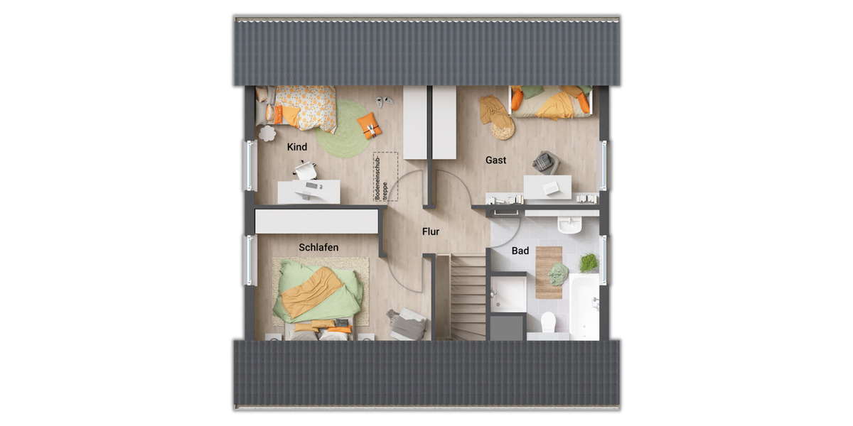 Einfamilienhaus Brüggen - 4 Zimmer, 107 m&sup2;, 422.487&euro; | Angebot:25739051