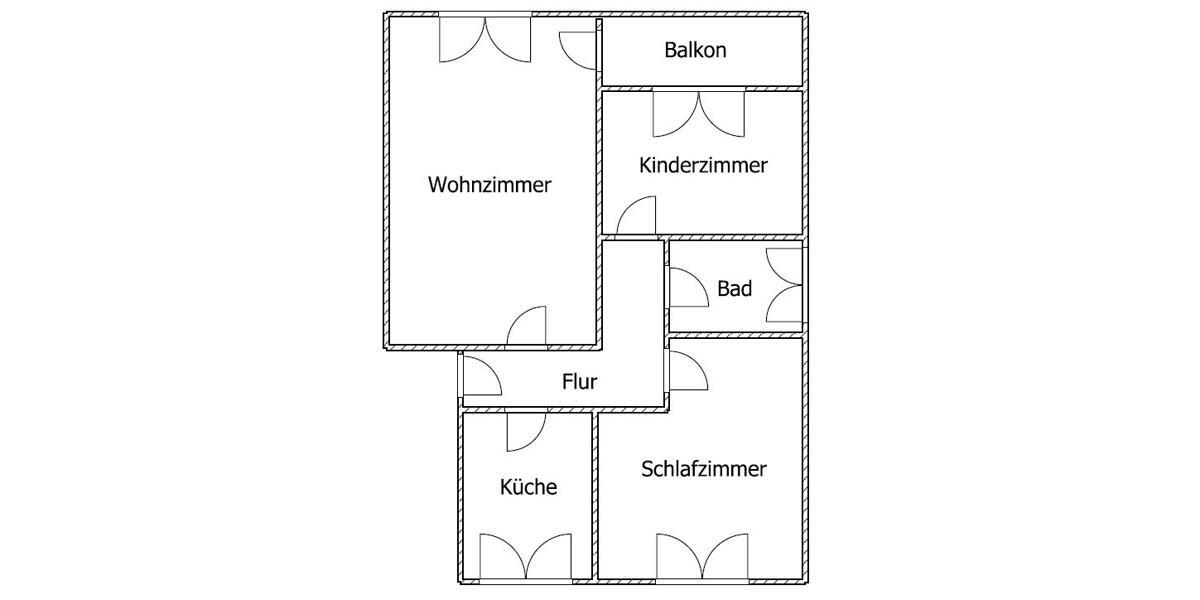 Etagenwohnung Düsseldorf Stadtbezirk 6 - 3 Zimmer, 70 m&sup2;, 784&euro; | Angebot:25984777