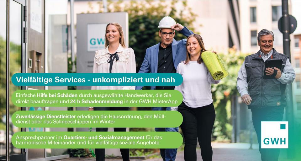 Erdgeschoßwohnung Düsseldorf Stadtbezirk 5 - 1 Zimmer, 39 m&sup2;, 239&euro; | Angebot:26630925