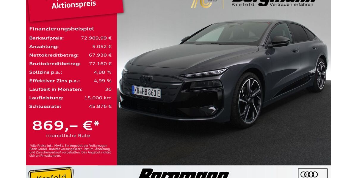 Audi A6 e-tron 4.900 km 72.990 &euro; Krefeld 47803