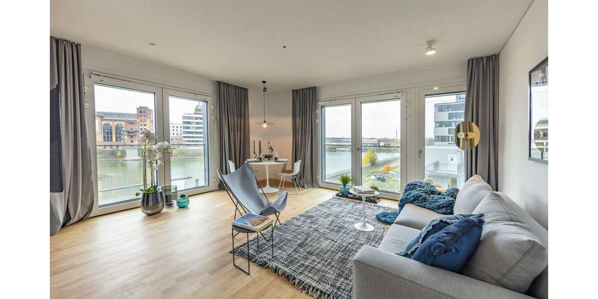 Etagenwohnung Düsseldorf Hafen - 3 Zimmer, 72 m&sup2;, 1.827&euro; | Angebot:25887514
