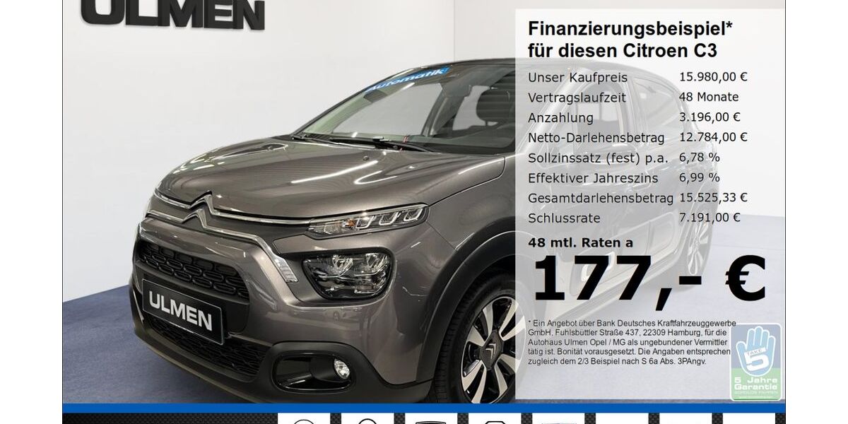 Citroen C3 41.695 km 14.999 &euro; Düsseldorf 40231