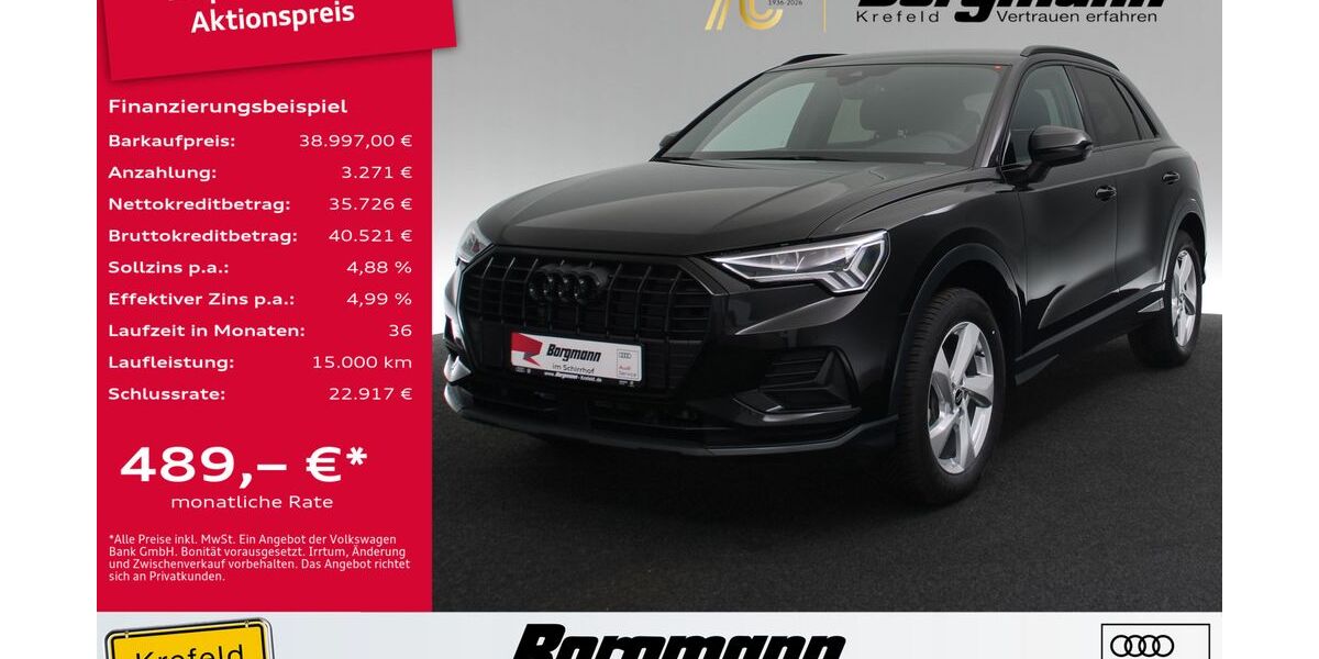 Audi Q3 11.750 km 38.997 &euro; Krefeld 47803