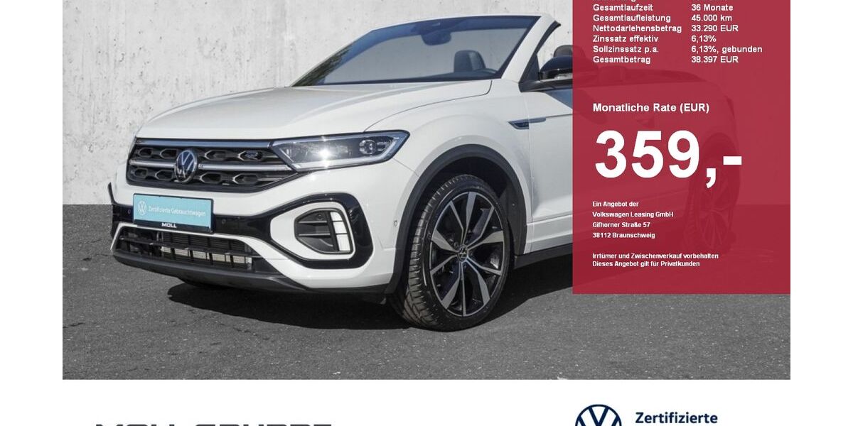 VW T-Roc 5.714 km 33.290 &euro; Düsseldorf 40474