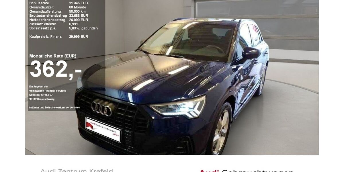 Audi Q3 74.220 km 29.999 &euro; Krefeld 47805