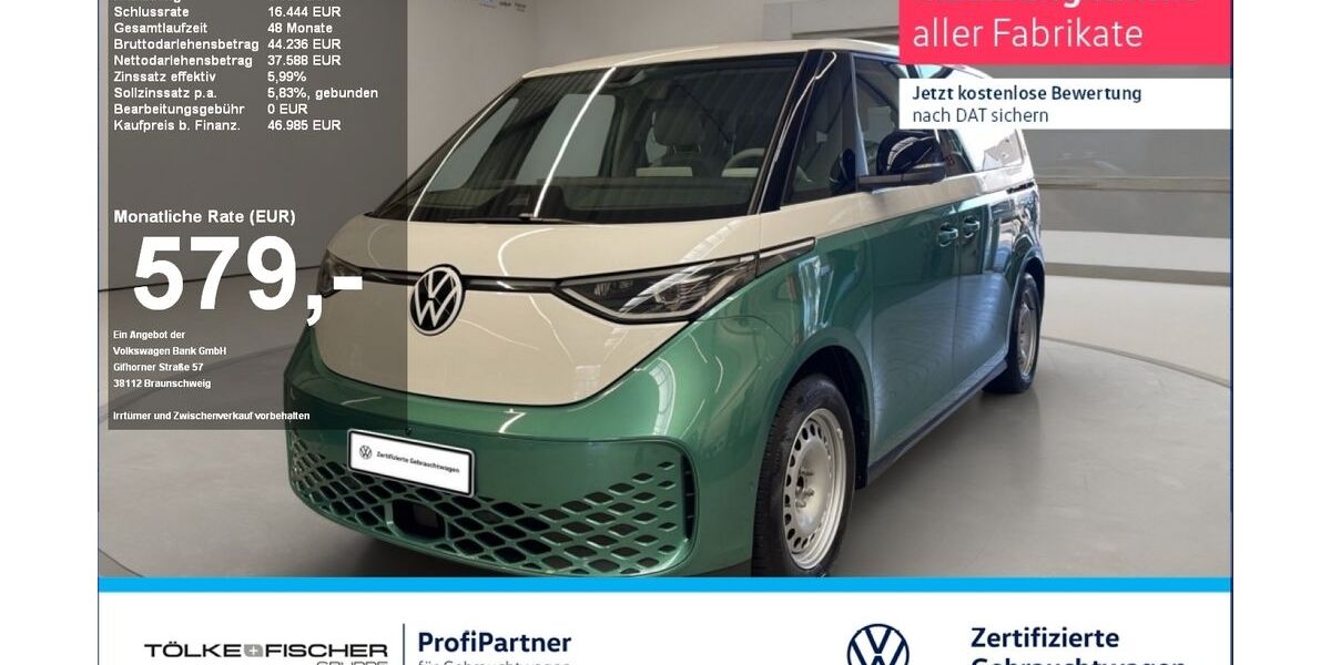 VW ID. Buzz 11.314 km 44.985 &euro; Krefeld 47805