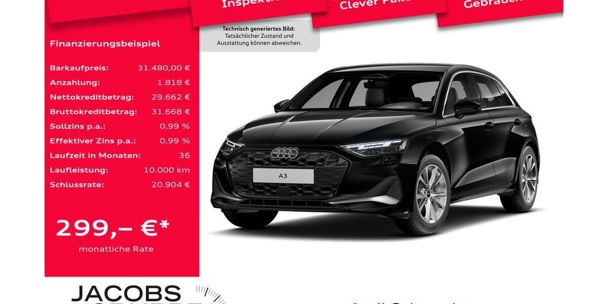 Audi A3 27.340 km 30.980 &euro; Heinsberg 52525