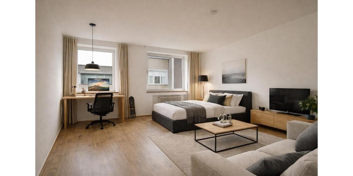 Etagenwohnung Krefeld - 1 Zimmer, 33 m&sup2;, 400&euro; | Angebot:22638008