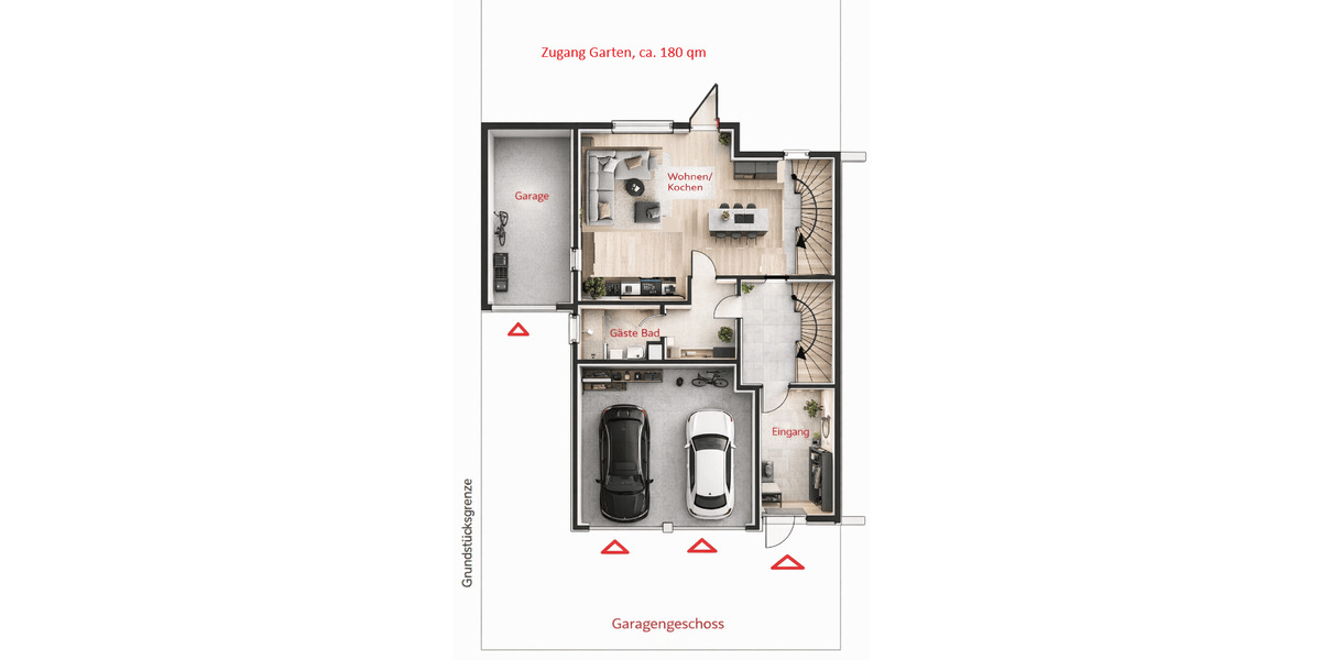 Mehrfamilienhaus, Wohnhaus Düsseldorf Bilk - 1 Zimmer, 291 m&sup2;, 1.149.000&euro; | Angebot:26798074