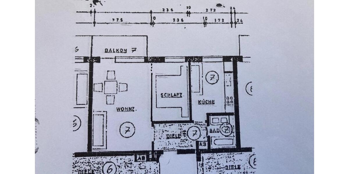 Etagenwohnung Mönchengladbach Süd - 1 Zimmer, 47 m&sup2;, 132.000&euro; | Angebot:26061714