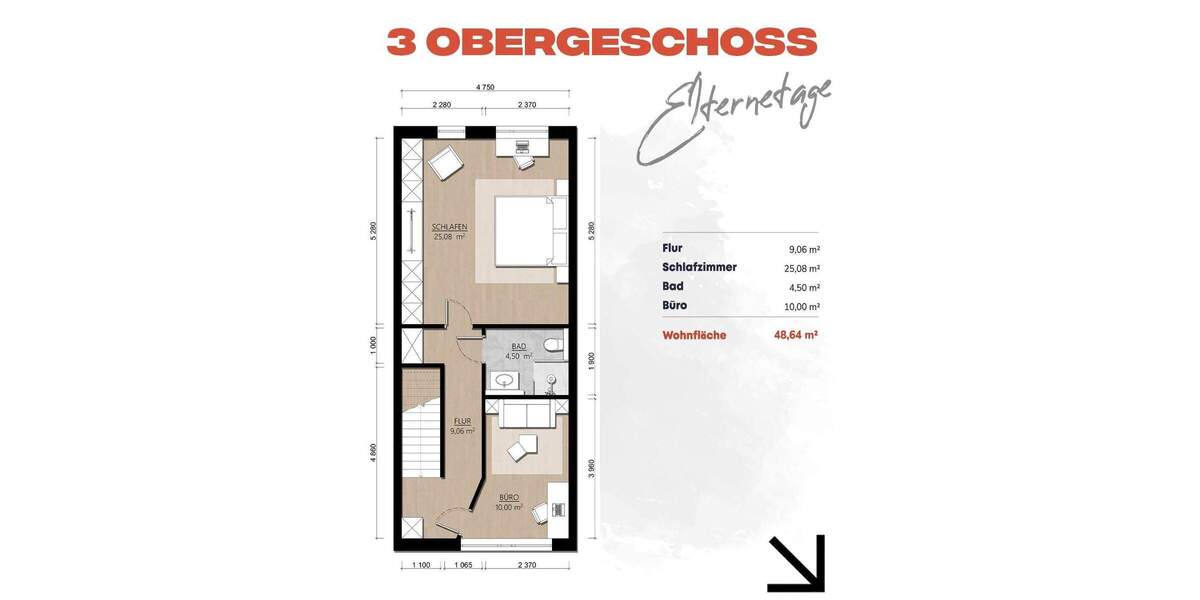 Reihenmittelhaus Neuss Furth-Süd - 5 Zimmer, 159 m&sup2;, 669.000&euro; | Angebot:25862487